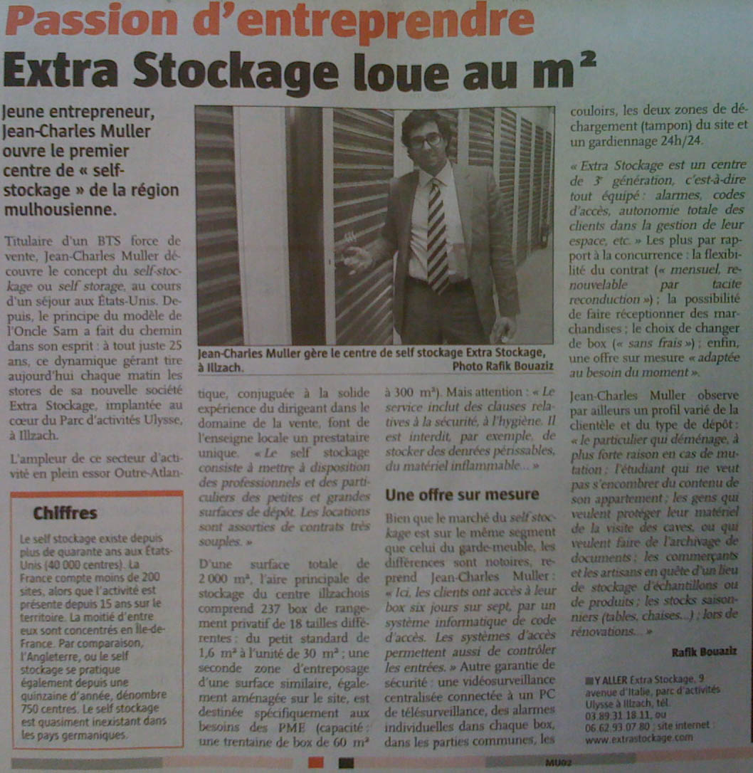 Jean-Charles Muller mulhouse self stockage